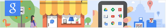 Google-Banner Screen