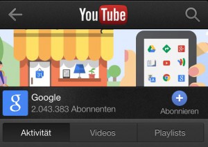 Google Iphone Screen